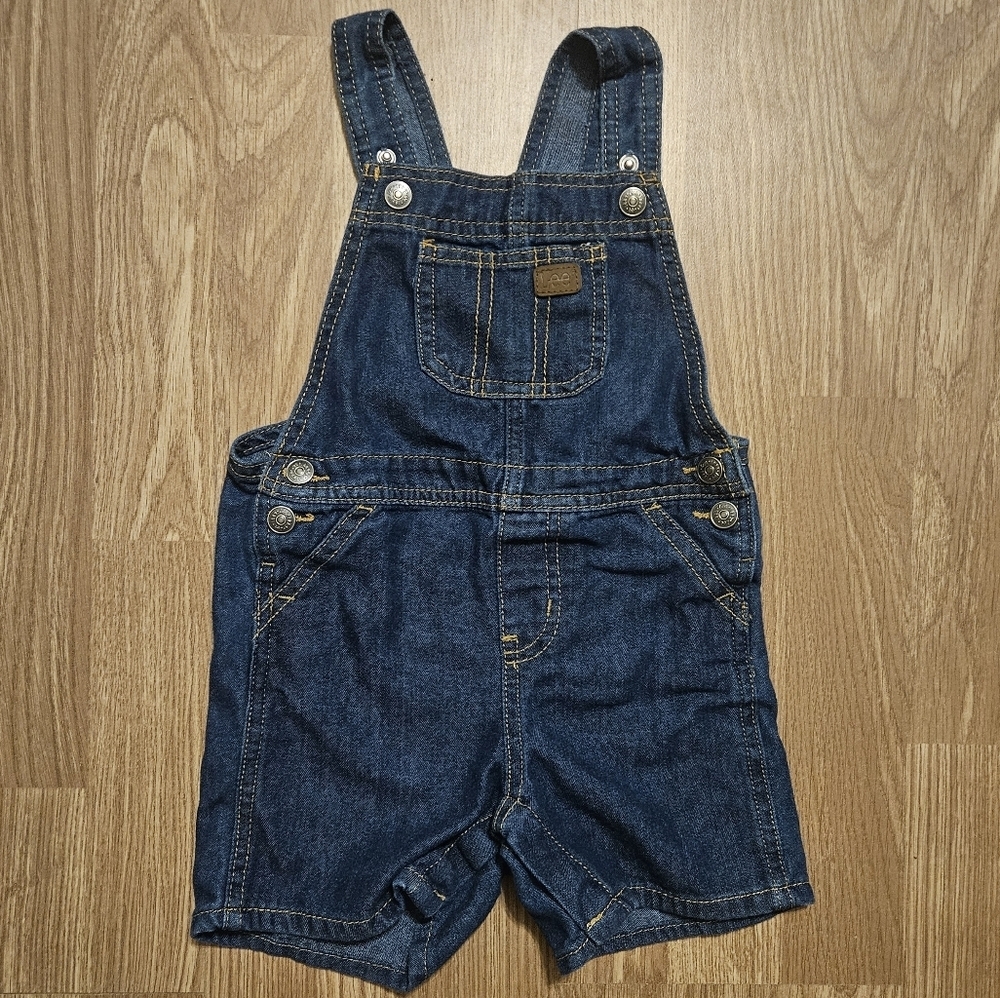 Lee Dark Blue Kid's Overall Shorts